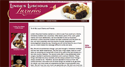 Desktop Screenshot of lindasgourmetcookies.com